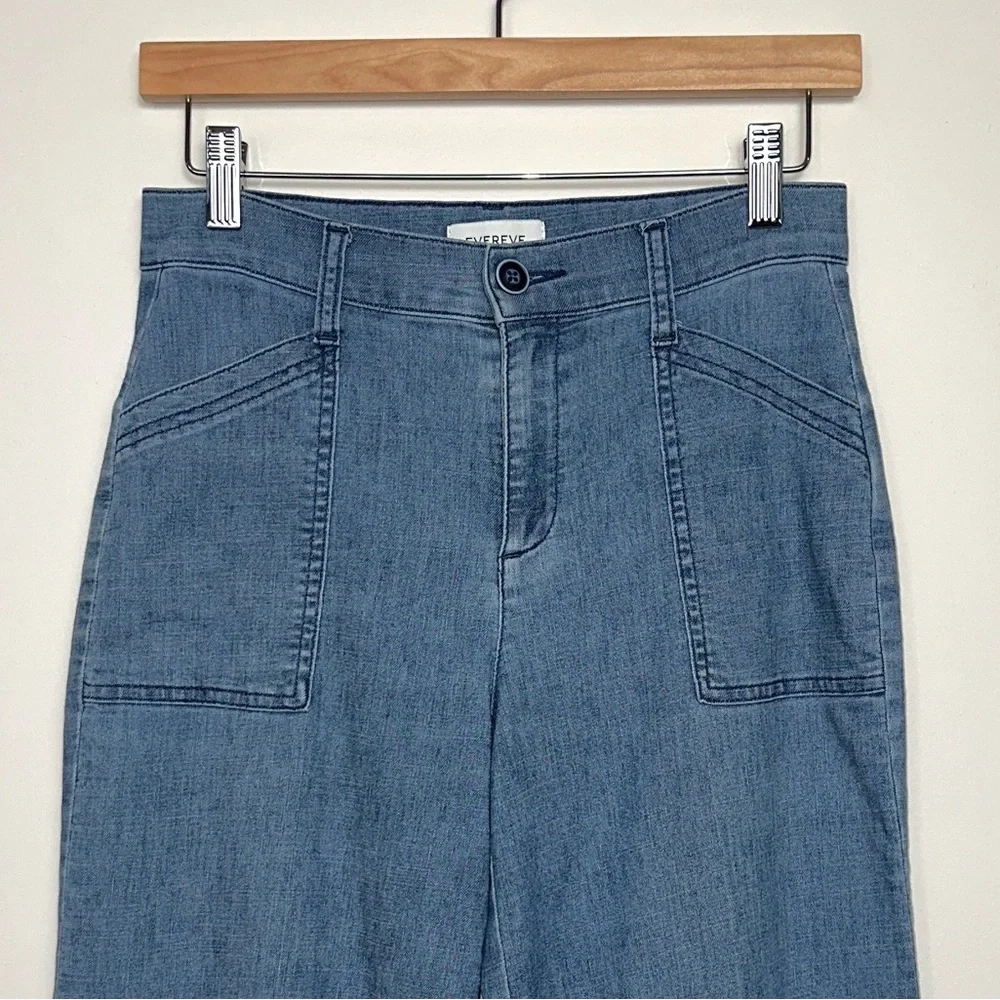 EVEREVE Beth Wide Leg Pants in Sundance Sky Wash
